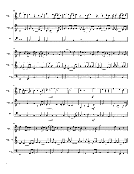 I Will Be By Edwin Mccain For String Trio 2 Violins Cello Page 2
