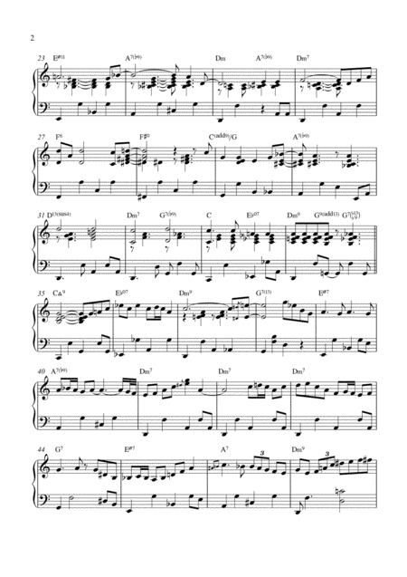 I Will Be Home For Christmas Solo Jazz Piano Page 2