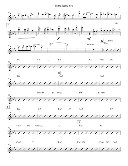 I Will Be Seeing You Flute 1 Page 2