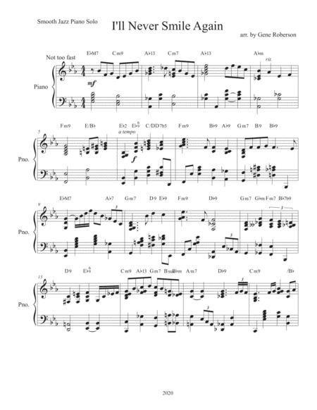 I Will Never Smile Again Jazz Piano Collection Page 2