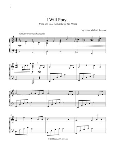 I Will Pray Page 2