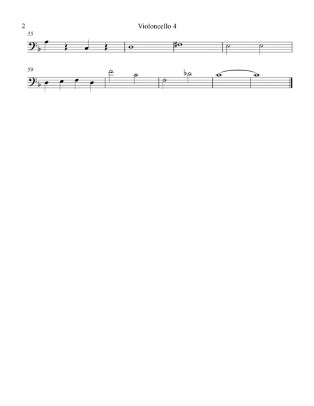 I Will See You In My Dreams For Cello Quartet Page 2