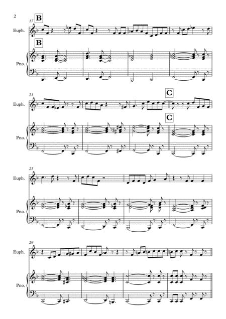 I Wish I Knew How It Would Feel To Be Free Solo For Euphonium Baritone In F Major Page 2
