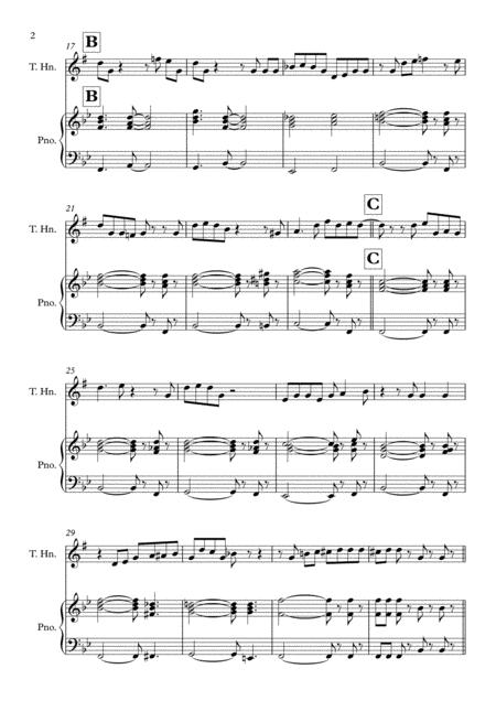 I Wish I Knew How It Would Feel To Be Free Solo For Horn In Eb Piano In Bb Major Page 2