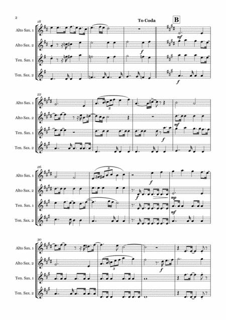 I Wish It Could Be Christmas Every Day By Wizzard Saxophone Quartet Aatt Page 2