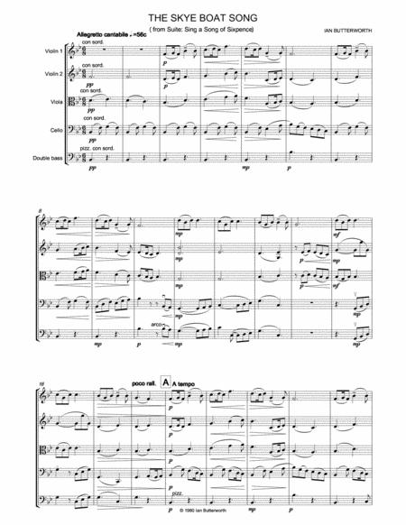 Ian Butterworth The Skye Boat Song For Strings For Orchestra Page 2