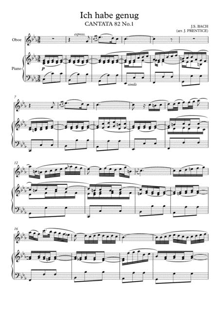 Ich Habe Genug Cantata 82 No 1 C Minor Page 2
