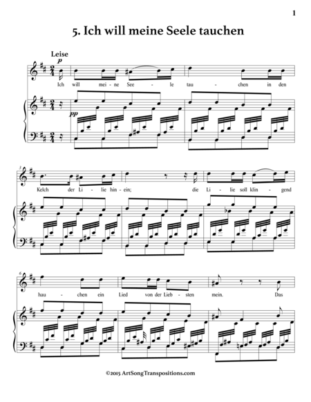 Ich Will Meine Seele Tauchen Op 48 No 5 B Minor Page 2