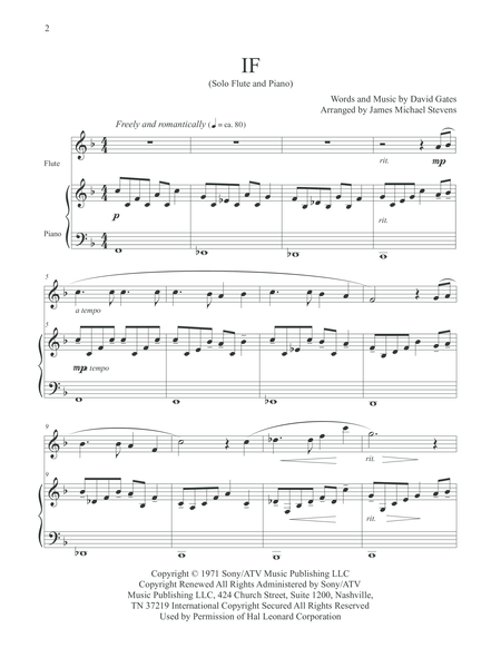If By Bread Flute And Piano Page 2