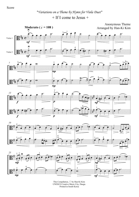 If I Come To Jesus For Viola Duet Page 2