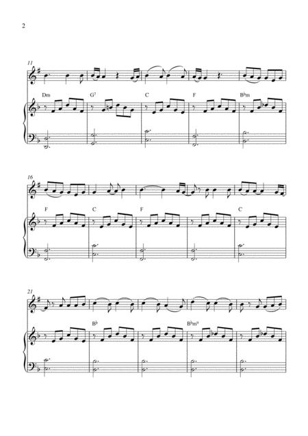 If I Knew Tenor Saxophone Solo And Piano Accompaniment Page 2