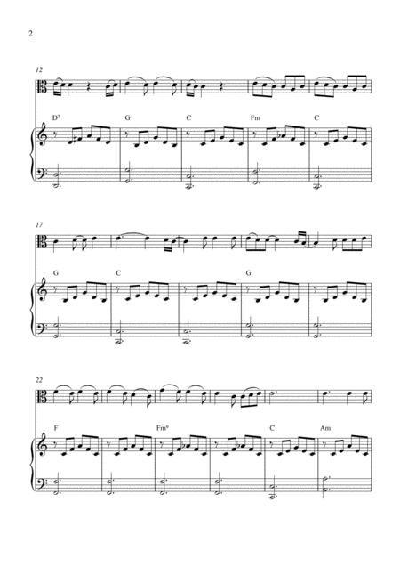 If I Knew Viola Solo And Piano Accompaniment With Chords Page 2