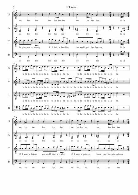 If I Were Kermits Minstrel Song Satb Page 2