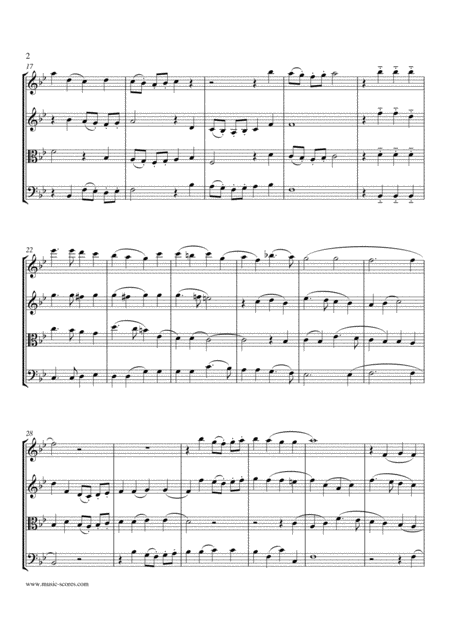 If Love Be Blind String Quartet 2 Violins Viola And Cello Page 2