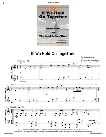 If We Hold On Together Page 2