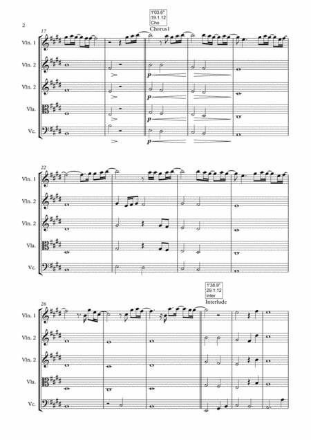 Ikaw At Ako Moira String Quartet Page 2