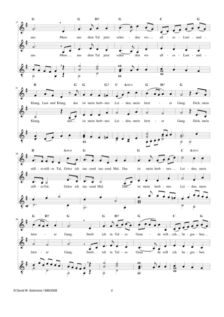 Im Schnsten Wiesengrunde For Mezzo Soprano Alto And Guitar Page 2