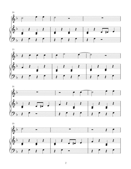 Imagine Easy Flute Piano Page 2