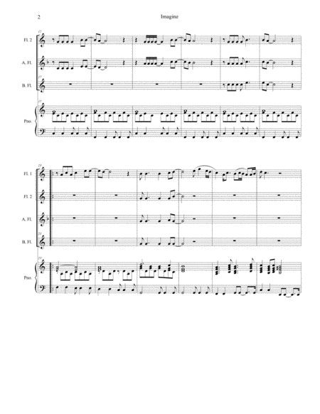 Imagine For Flute Choir Page 2