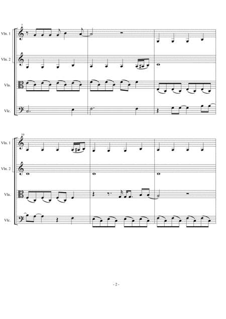 Imagine John Lennon Arranged For String Quartet Page 2