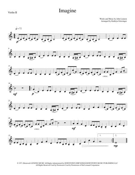 Imagine String Quartet Page 2