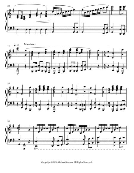 Immortal Invisible God Only Wise Piano Solo Hymn Arrangement Page 2