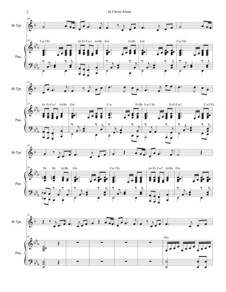 In Christ Alone For Bb Trumpet Solo And Piano Page 2