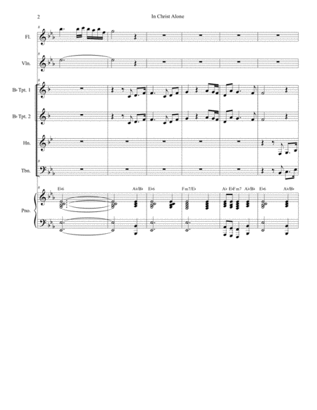 In Christ Alone For Brass Quartet Page 2