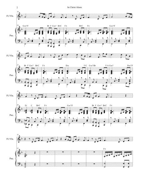 In Christ Alone For Flute Or Violin Solo And Piano Page 2