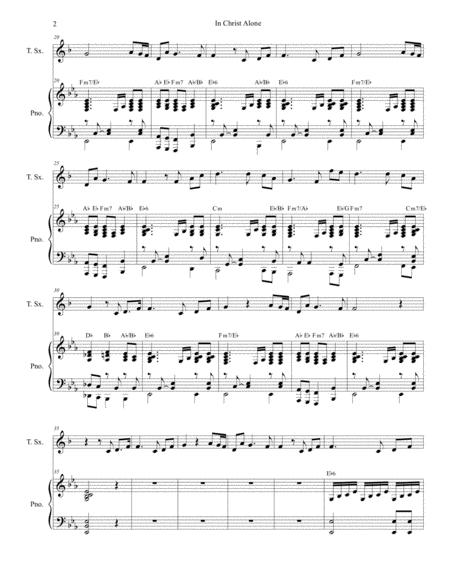 In Christ Alone For Tenor Saxophone And Piano Page 2