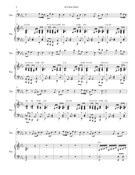 In Christ Alone For Trombone Solo And Piano Page 2