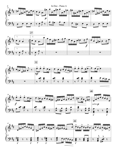 In Dee Piano Solo Page 2