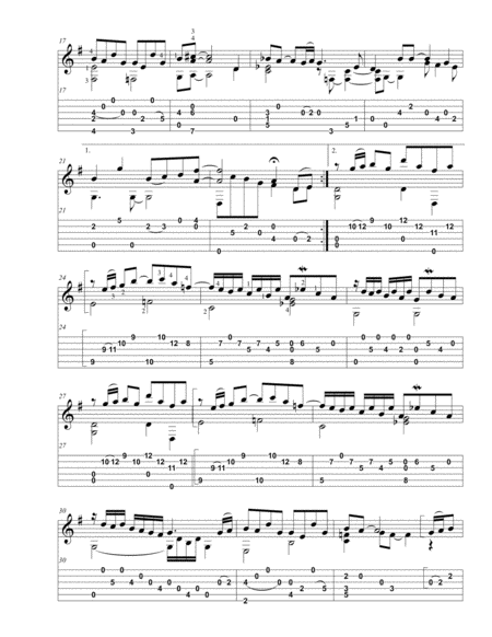 In My Life For Solo Guitar Page 2