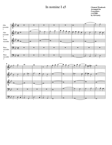 In Nomine A5 No 1 Arrangement For Recorders Page 2