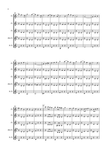 In Old Panama Waltz No 1 For Clarinet Quintet Page 2