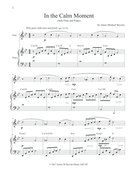 In The Calm Moment Flute Piano Page 2