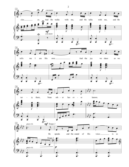 In The Garden Voice And Piano Page 2
