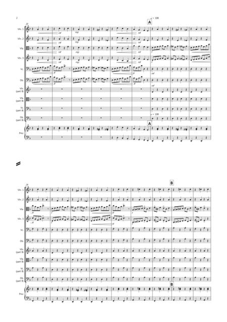 In The Hall Of The Mountain King For Beginner And Advanced String Orchestra Page 2