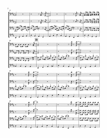 In The Mood Cello Quartet Page 2