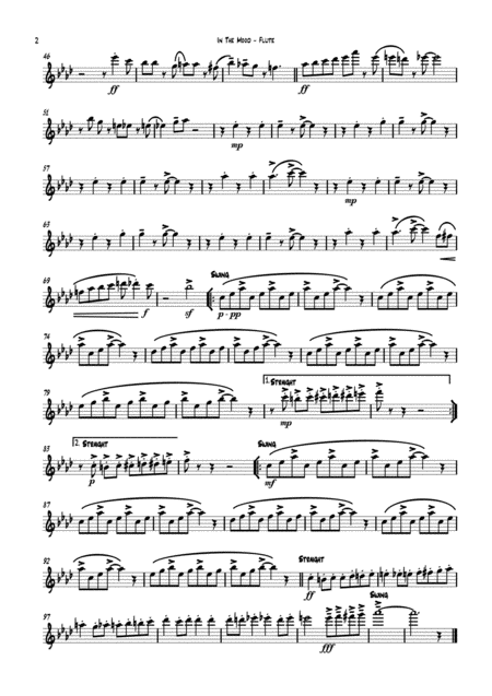 In The Mood Glenn Miller For Woodwind Quintet Page 2