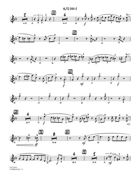 In Walked Bud Arr Mark Taylor Alto Sax 2 Page 2