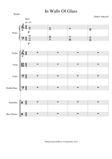 In Walls Of Glass Score Only Page 2