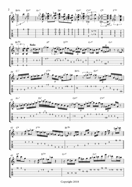 In Your Own Sweet Way Wes Montgomery Transcription Page 2