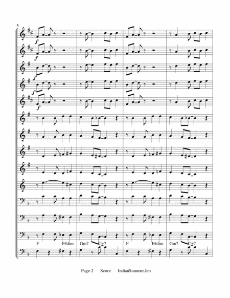 Indian Summer Big Band Page 2