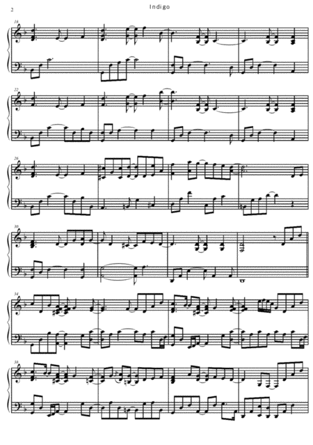 Indigo Yiruma Original Key Page 2