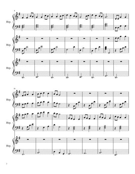 Infant Holy For Harp Duet Trio Page 2