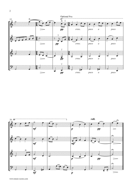 Infant Holy Infant Lowly 3 Violins And Cello Page 2