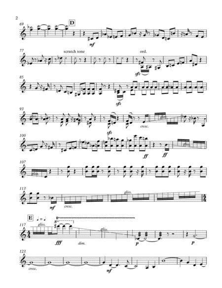 Inhibition For Violin Viola And Piano Violin Part Page 2