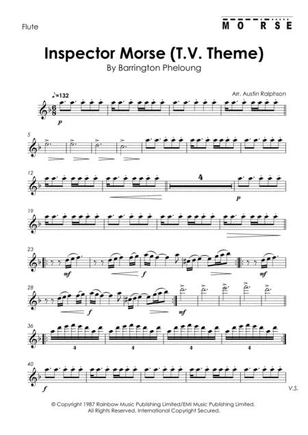 Inspector Morset V Theme Wind Quintet Page 2