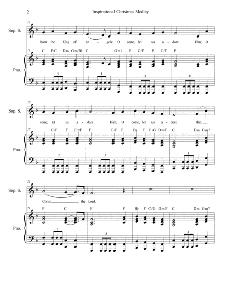 Inspirational Christmas Medley Page 2